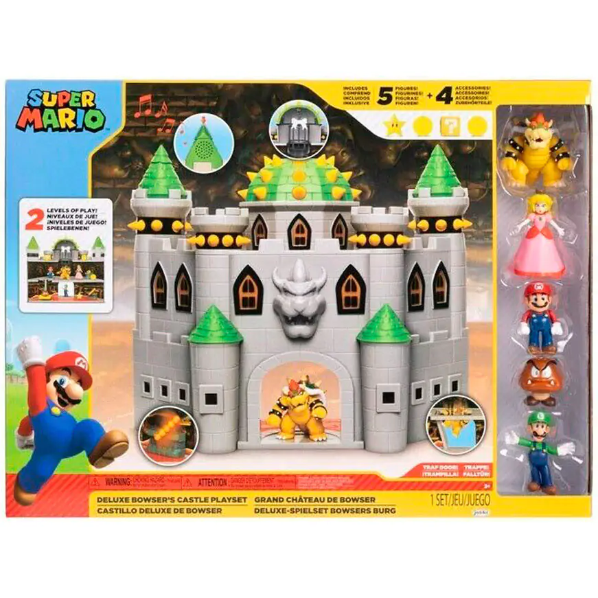 Super Mario Bros Bowser Castle playset product photo