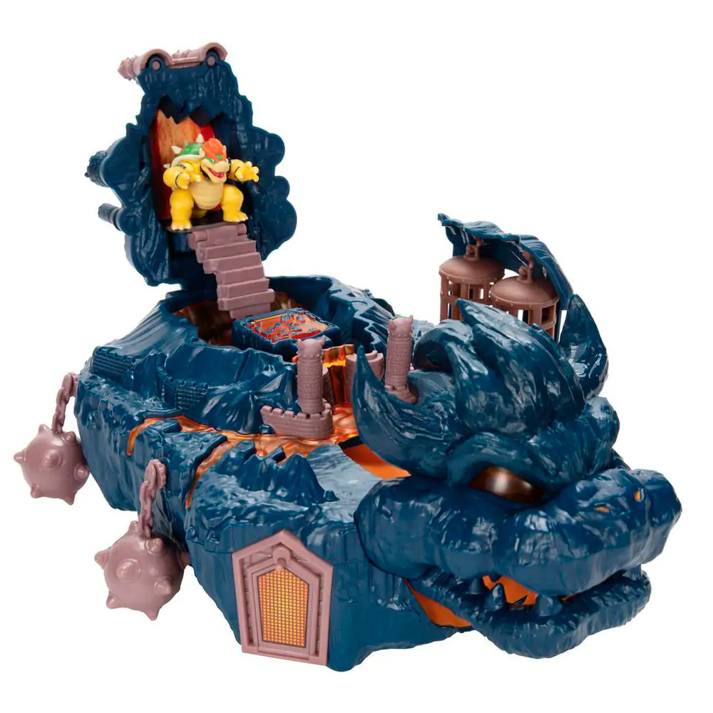 Super Mario Bros Bowser Island Castle playset product photo