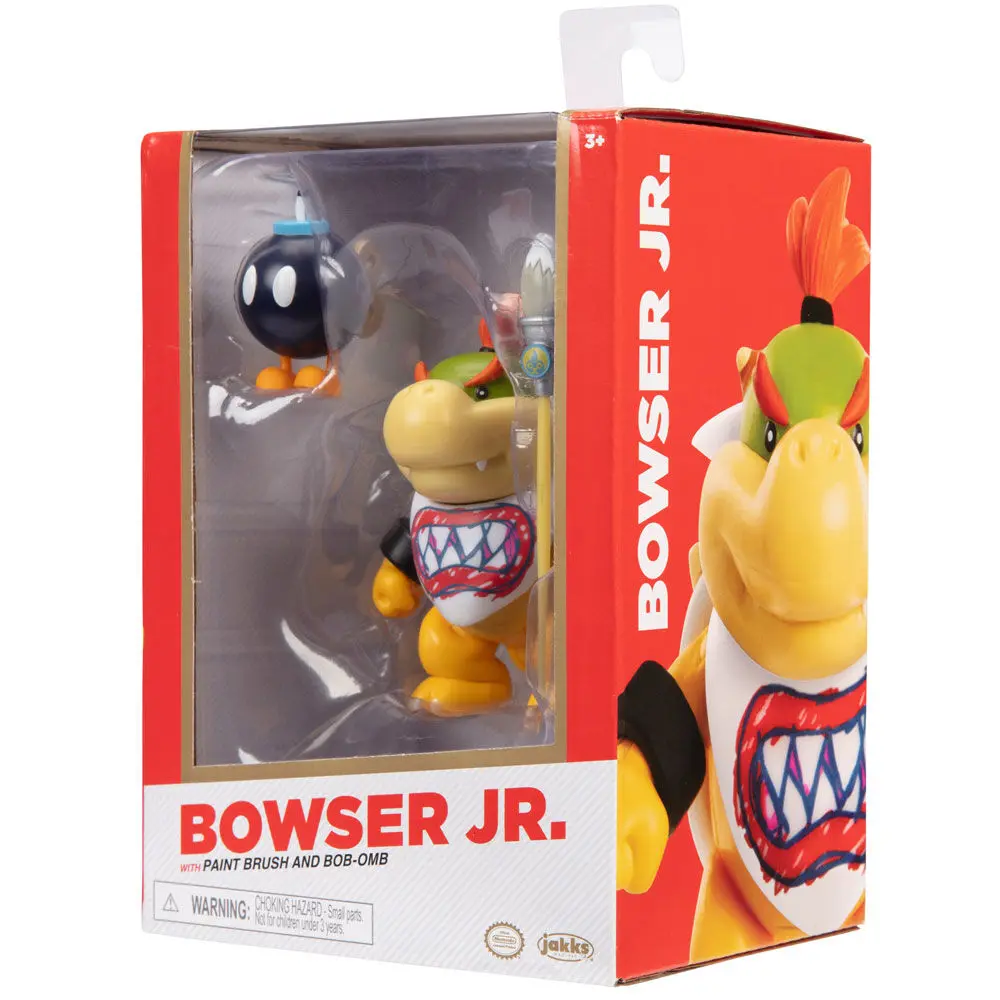 Super Mario Bros Bowser Jr Gold figure 10cm product photo