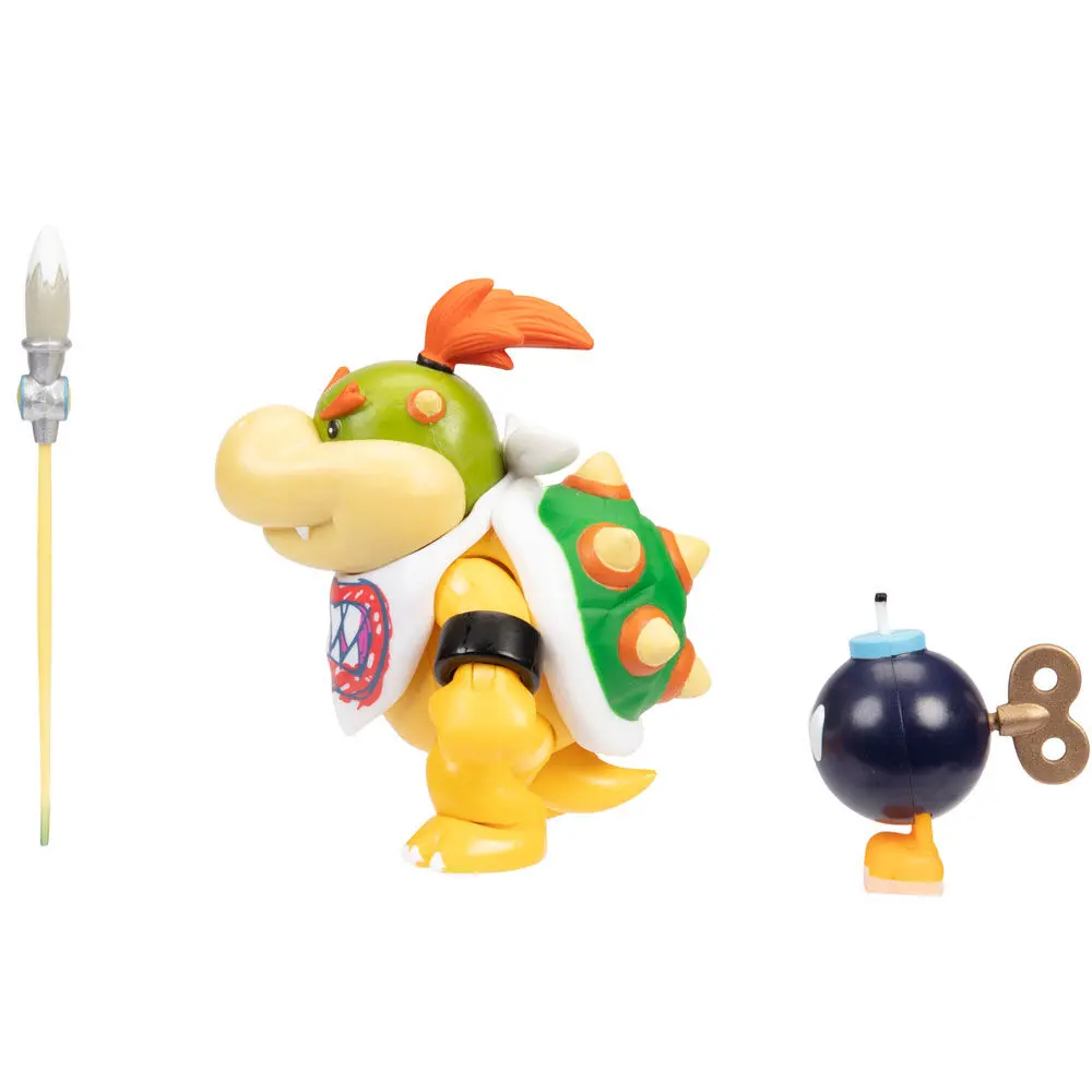 Super Mario Bros Bowser Jr Gold figure 10cm product photo
