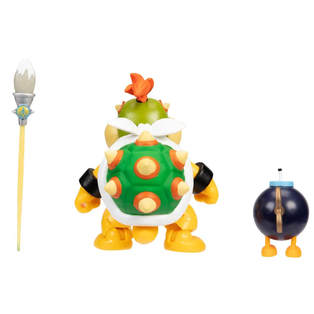 Super Mario Bros Bowser Jr Gold figure 10cm product photo