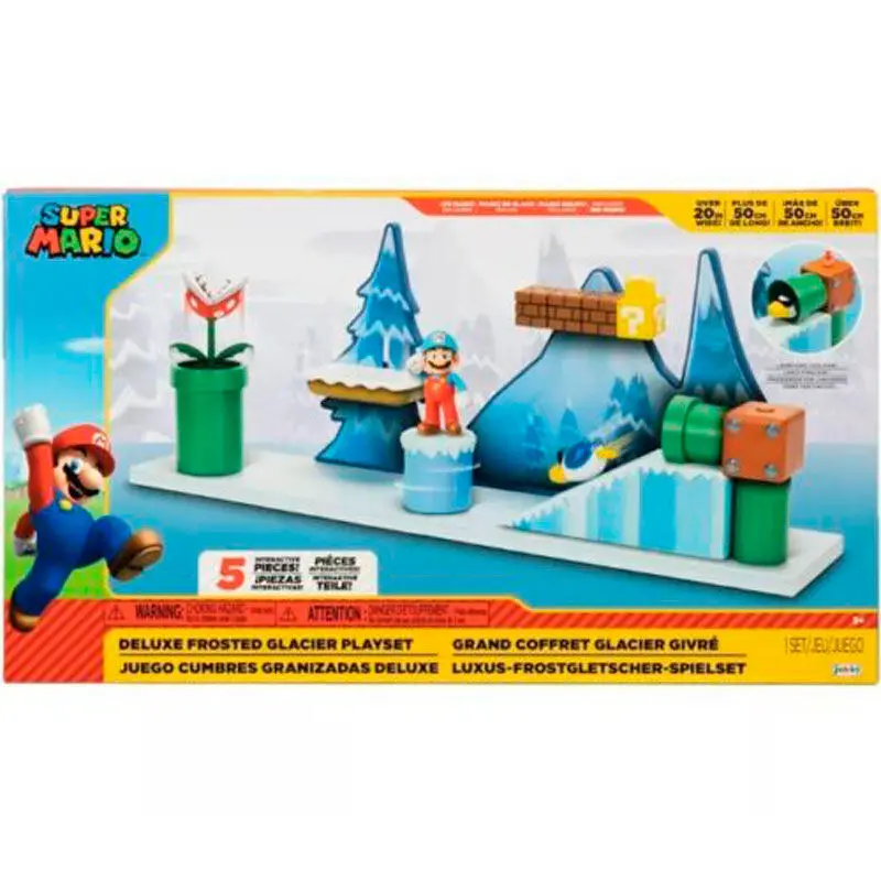 Super Mario Bros Deluxe Frosted Glacier playset product photo