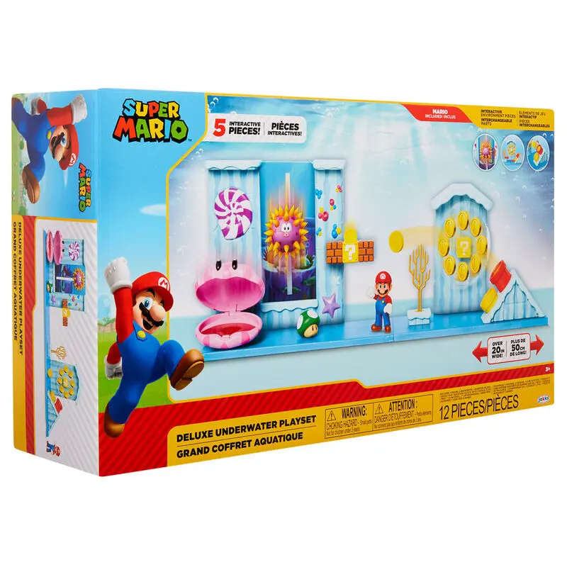 World of Nintendo Super Mario Deluxe Playset Underwater product photo