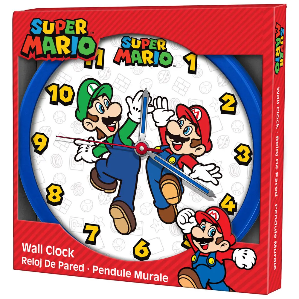 Super Mario Bros wall clock termékfotó
