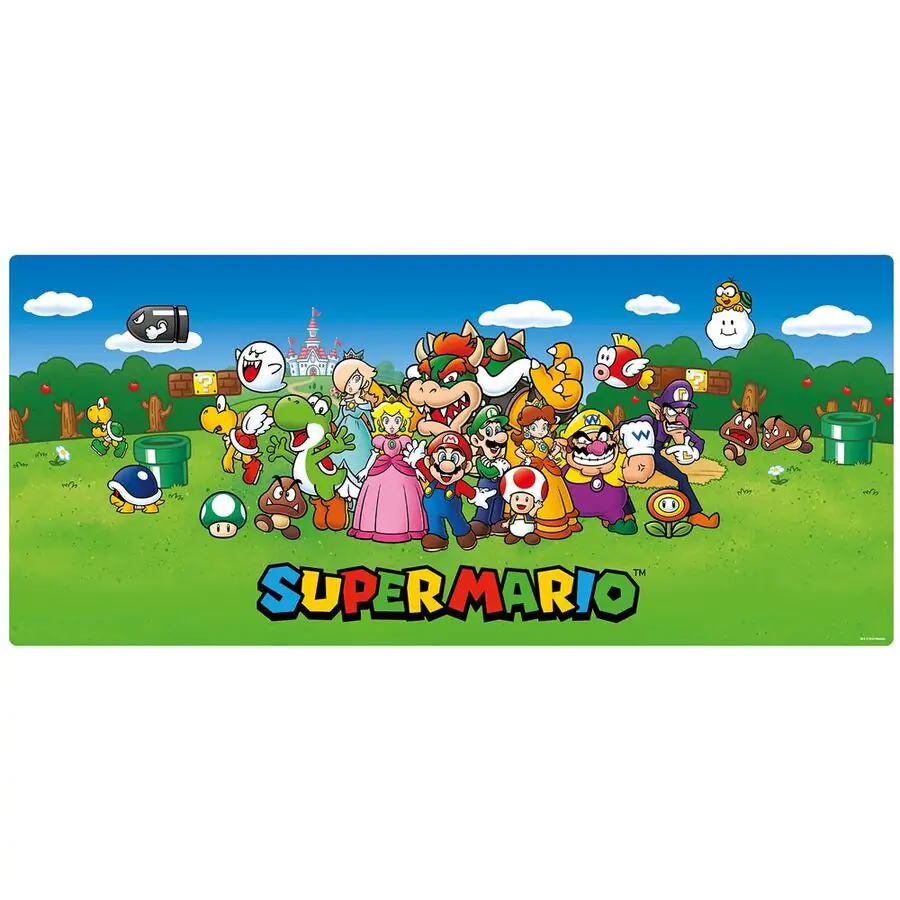 Super Mario Bros gaming desk mat product photo