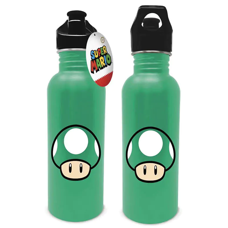 Super Mario Bros Green Mushroom Stainless steel bottle termékfotó