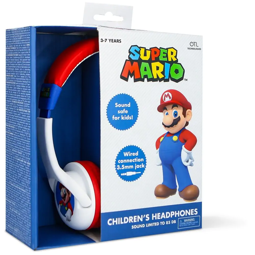 Super Mario Bros kids headphones product photo