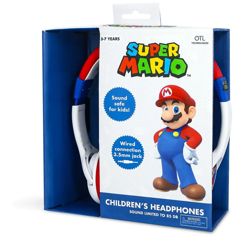 Super Mario Bros kids headphones product photo