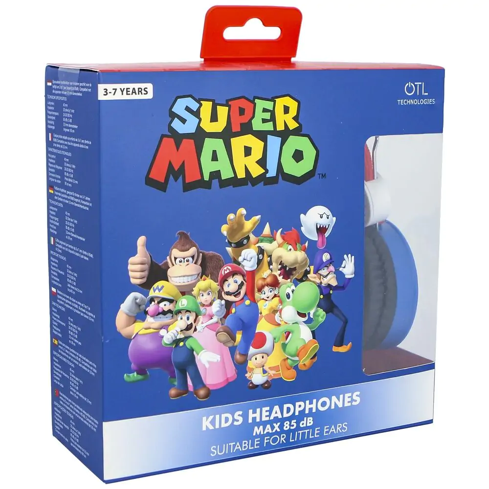 Super Mario Bros core kids headphones product photo
