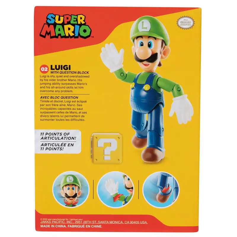 Super Mario Bros Luigi figure 10cm product photo