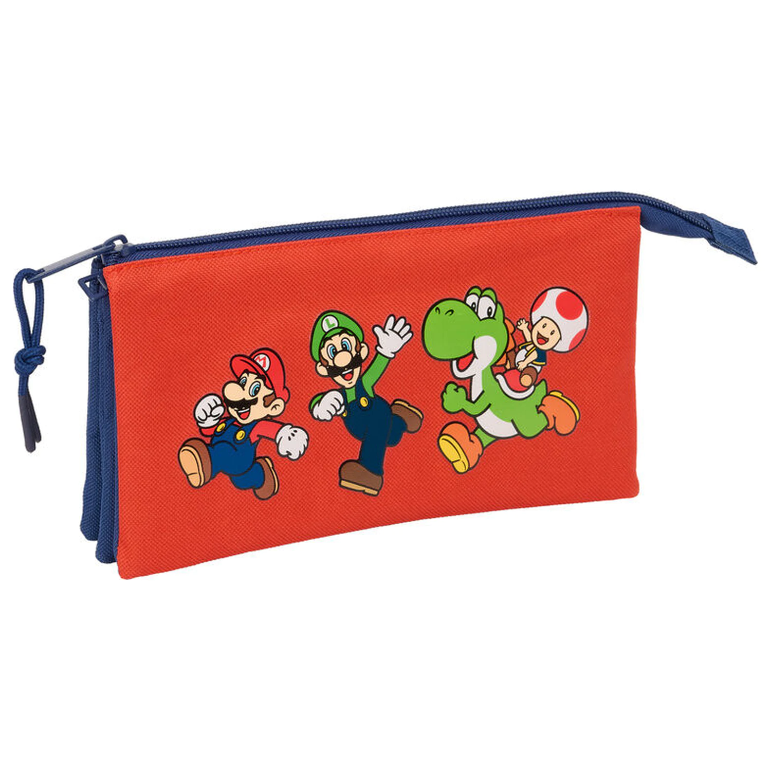 Super Mario Bros Mamma Mia triple pencil case product photo