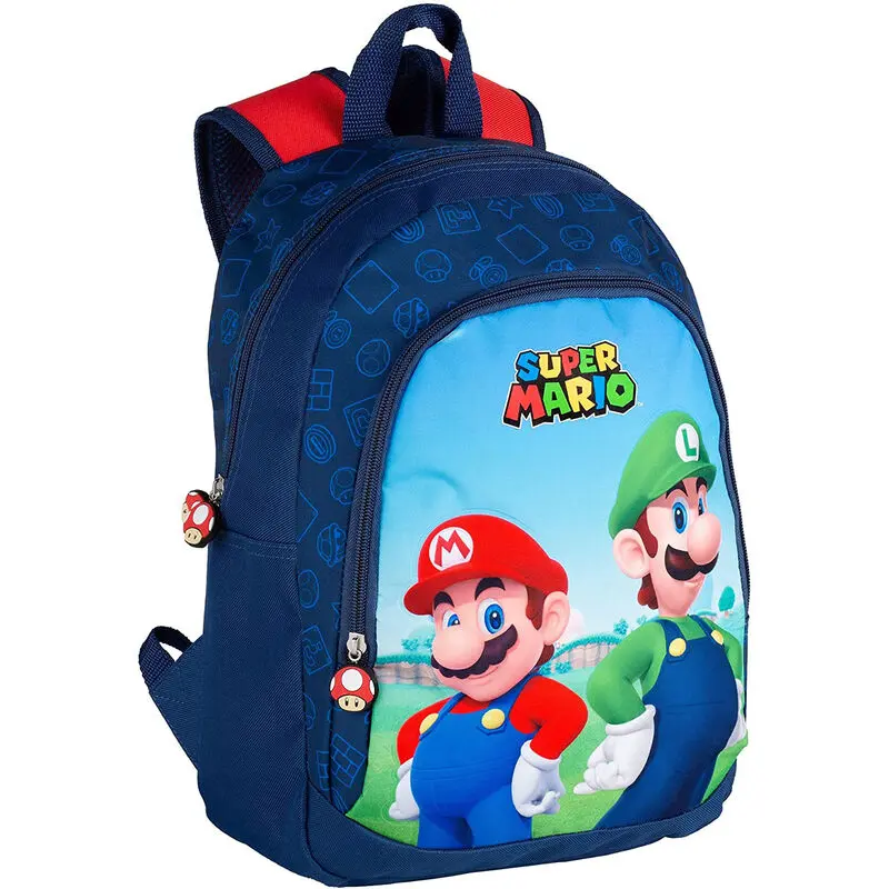 Super Mario Bros Mario and Luigi backpack 38cm product photo