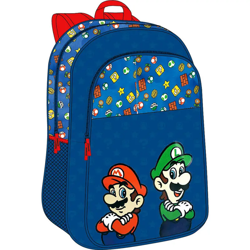 Super Mario Bros Mario and Luigi backpack 40cm product photo