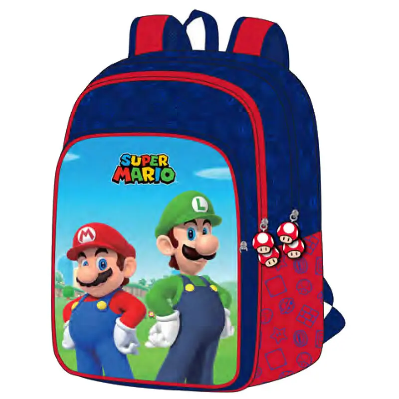 Super Mario Bros Mario and Luigi backpack 42cm product photo