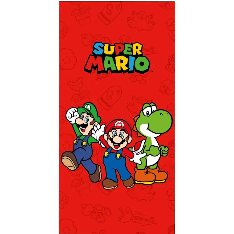 Super Mario Bros microfibre beach towel product photo