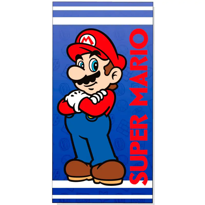 Super Mario Bros microfibre beach towel product photo