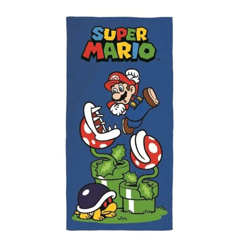Super Mario Bros microfibre beach towel product photo