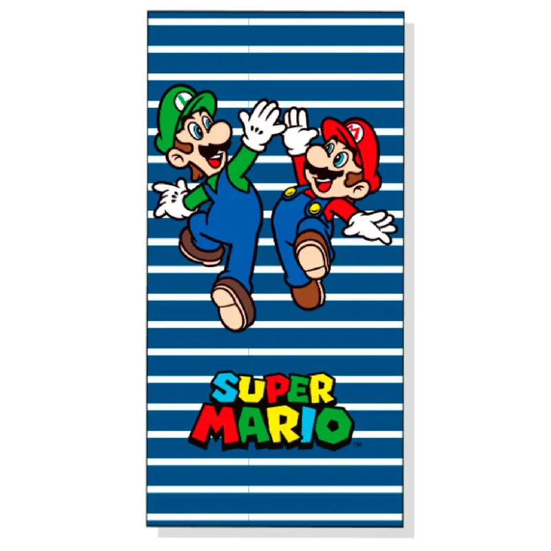 Super Mario Bros microfibre beach towel product photo