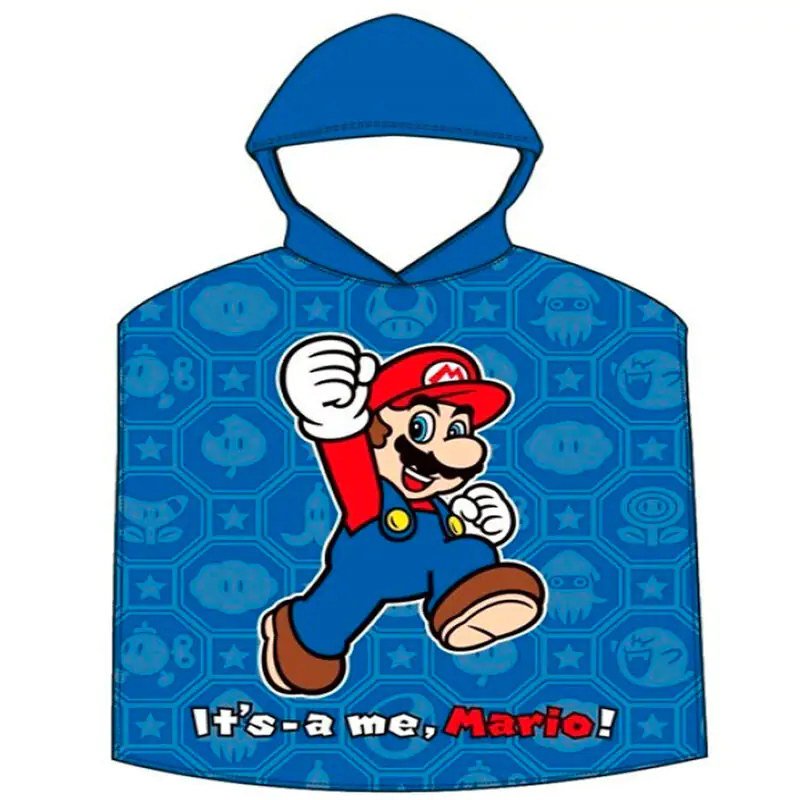 Super Mario Bros cotton poncho towel product photo