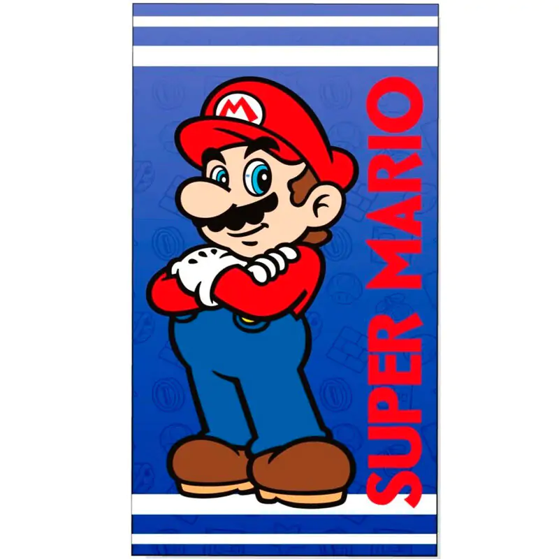 Super Mario Bros cotton beach towel product photo