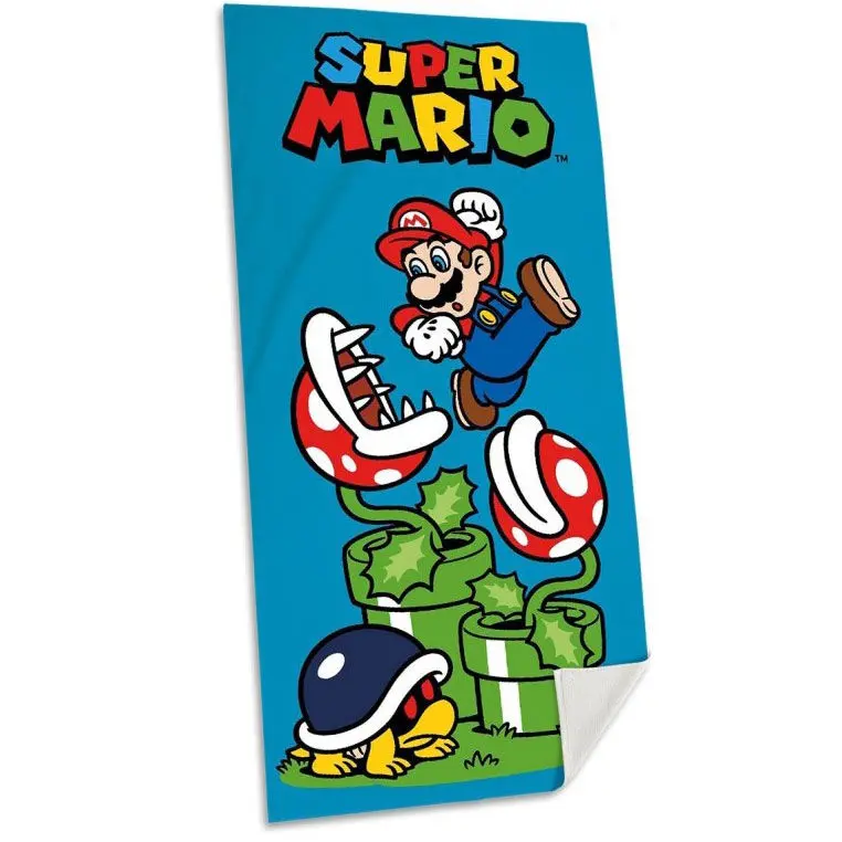 Super Mario Bros cotton beach towel product photo