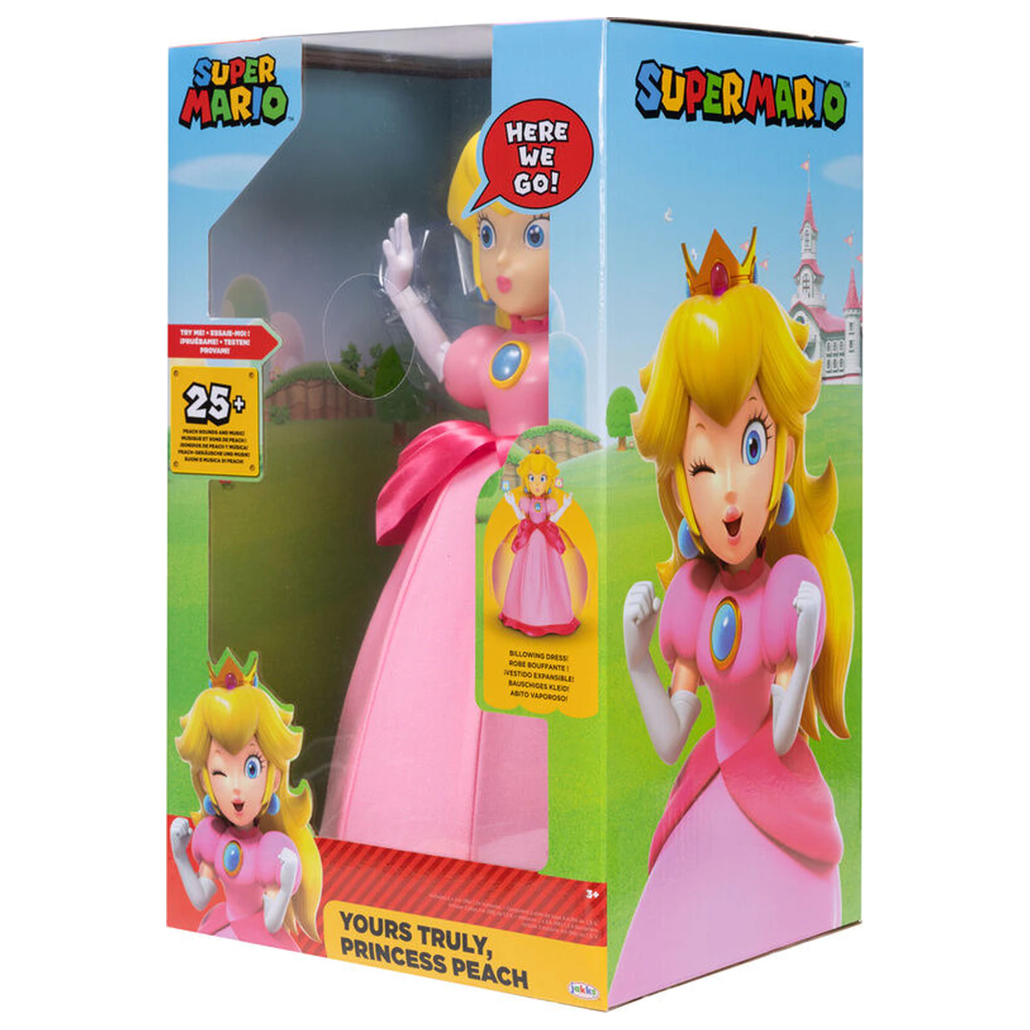 Super Mario Bros Peach figure 36cm English  product photo