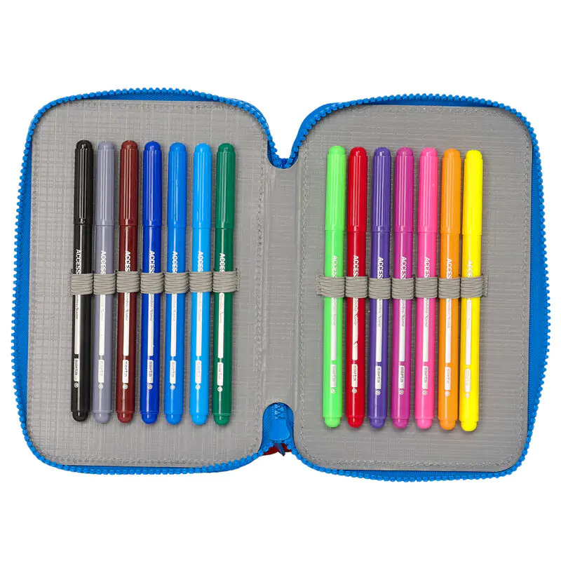 Super Mario Bros Play double pencil case 28pcs product photo