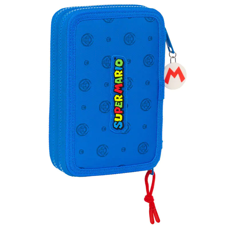 Super Mario Bros Play double pencil case 28pcs product photo