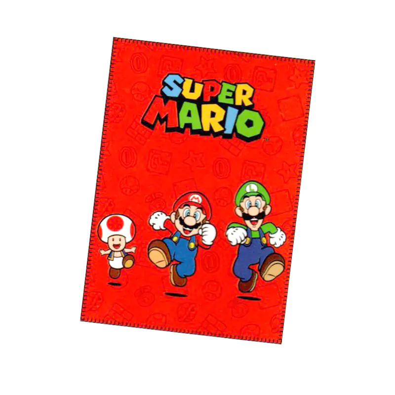 Super Mario Bros polar blanket product photo