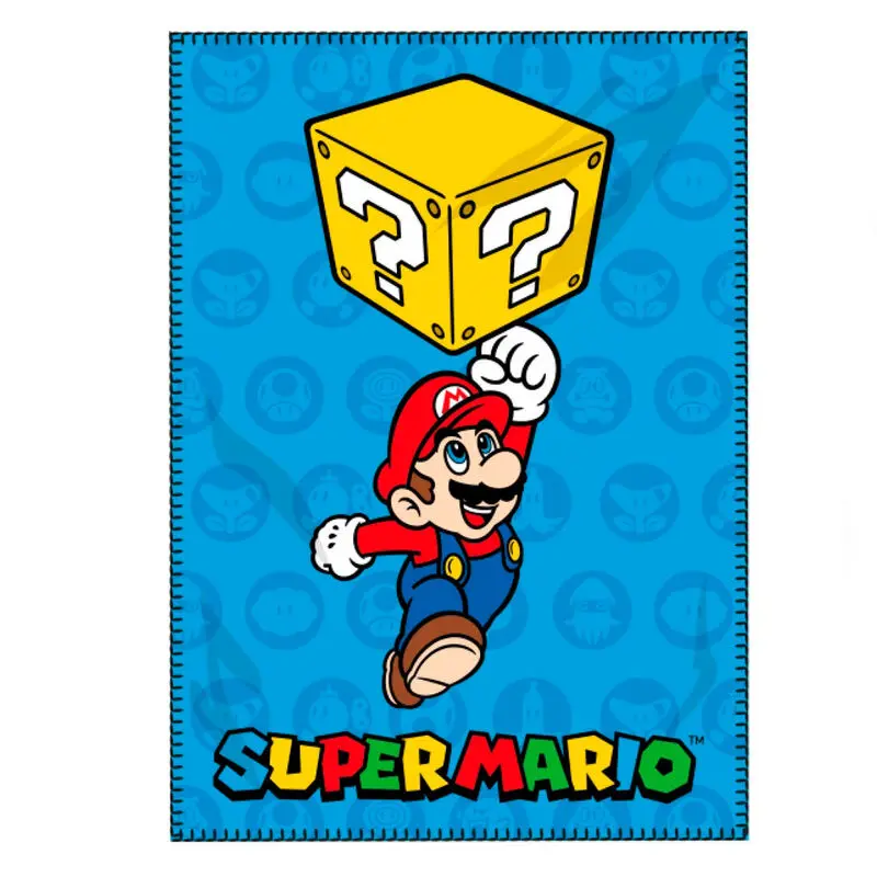 Super Mario Bros polar blanket product photo