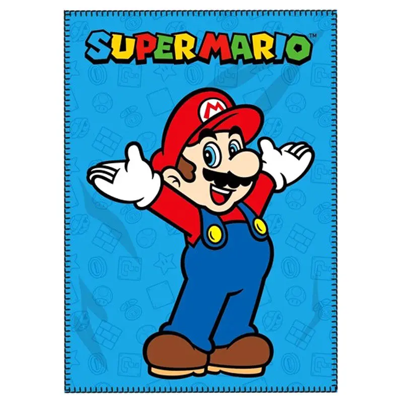 Super Mario Bros polar blanket termékfotó