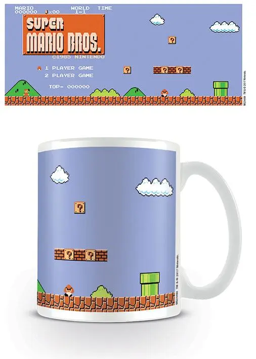 Super Mario Bros. Mug Retro Title termékfotó