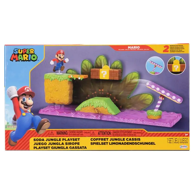 Super Mario Bros Soda Jungle playset product photo