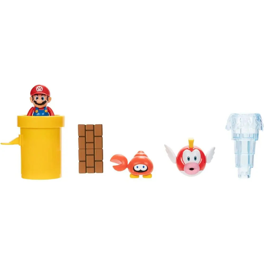 Super Mario Bros Sparkling Waters diorama set 6cm product photo