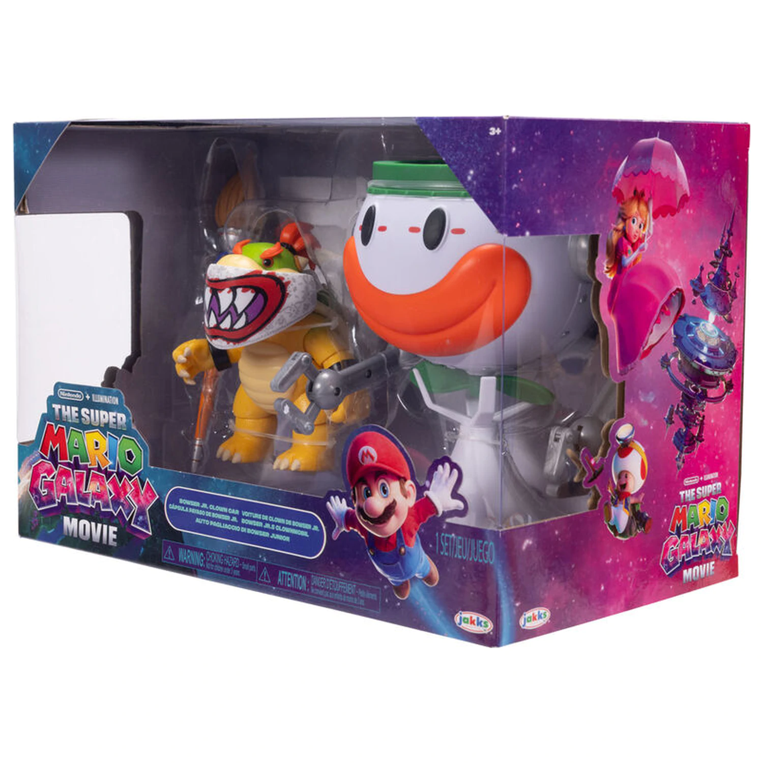 Super Mario Bros - Super Mario Galaxy Movie Bowser Jr. Clown Car figure product photo