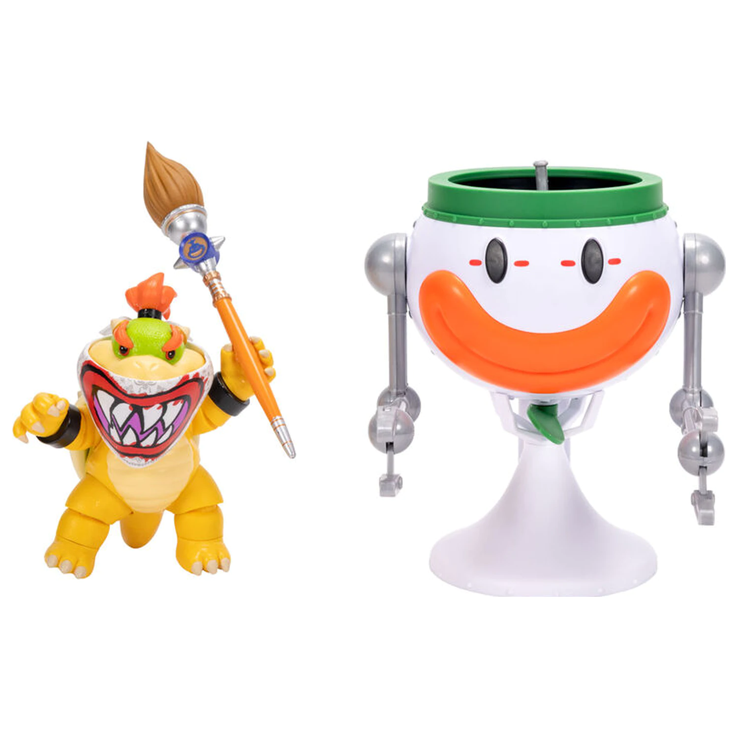 Super Mario Bros - Super Mario Galaxy Movie Bowser Jr. Clown Car figure product photo