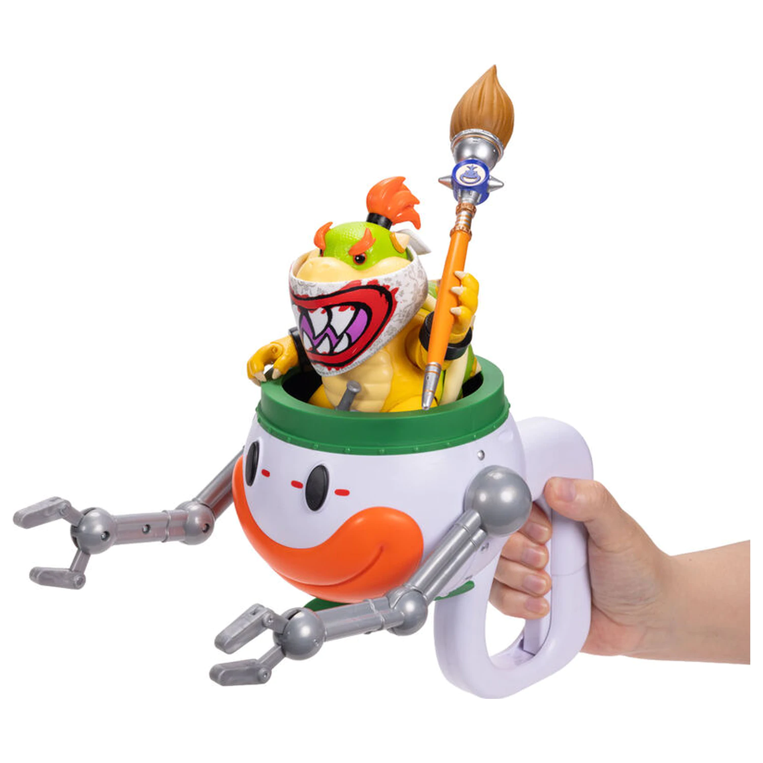 Super Mario Bros - Super Mario Galaxy Movie Bowser Jr. Clown Car figure product photo
