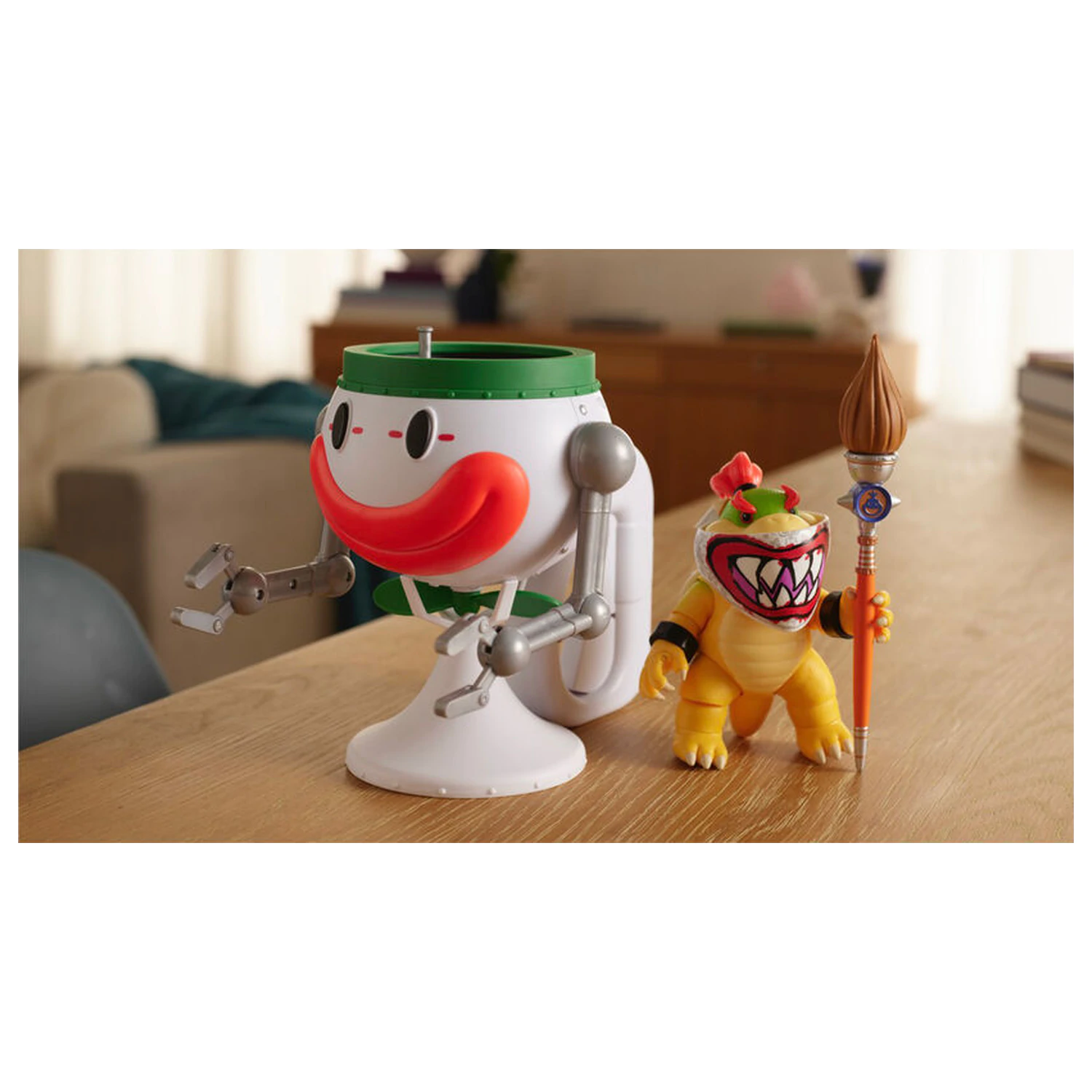 Super Mario Bros - Super Mario Galaxy Movie Bowser Jr. Clown Car figure product photo