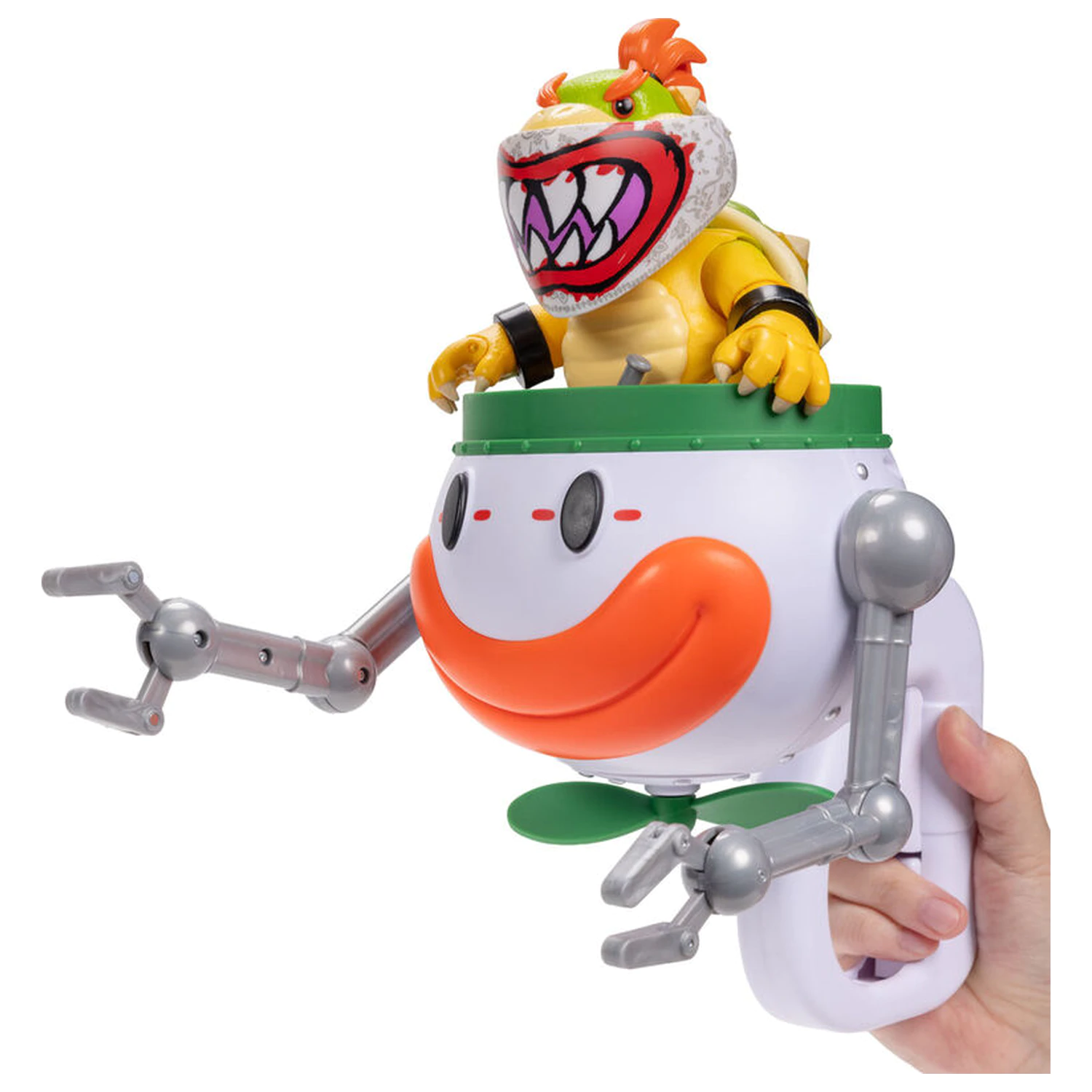 Super Mario Bros - Super Mario Galaxy Movie Bowser Jr. Clown Car figure product photo