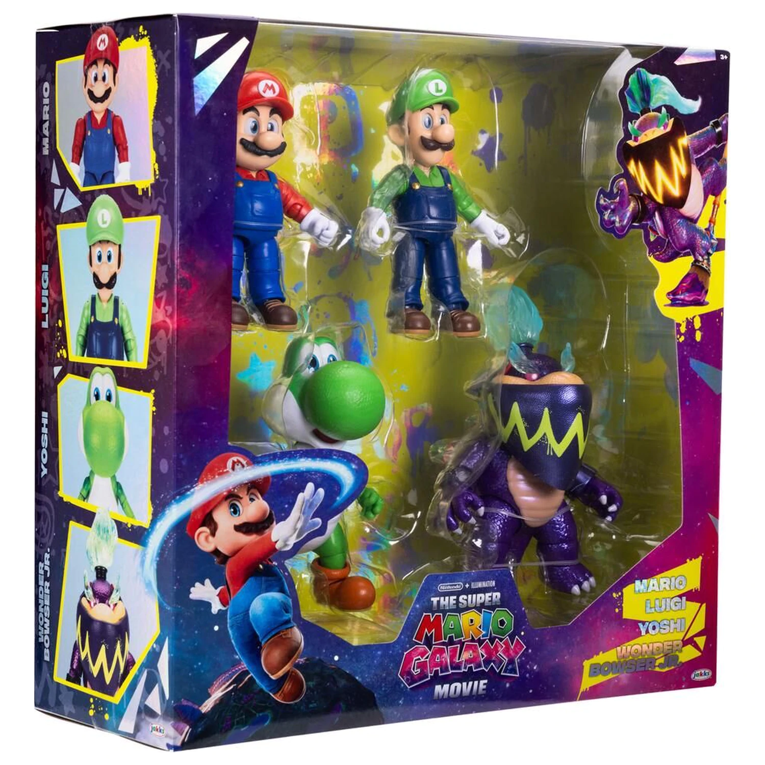 Super Mario Bros - Super Mario Galaxy Movie pack figures 12,5cm product photo