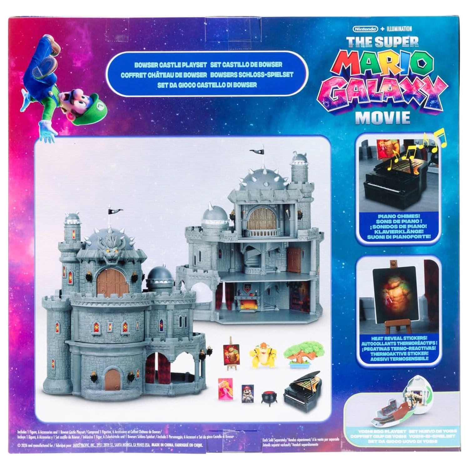Super Mario Bros - Super Mario Galaxy Movie Playset deluxe product photo