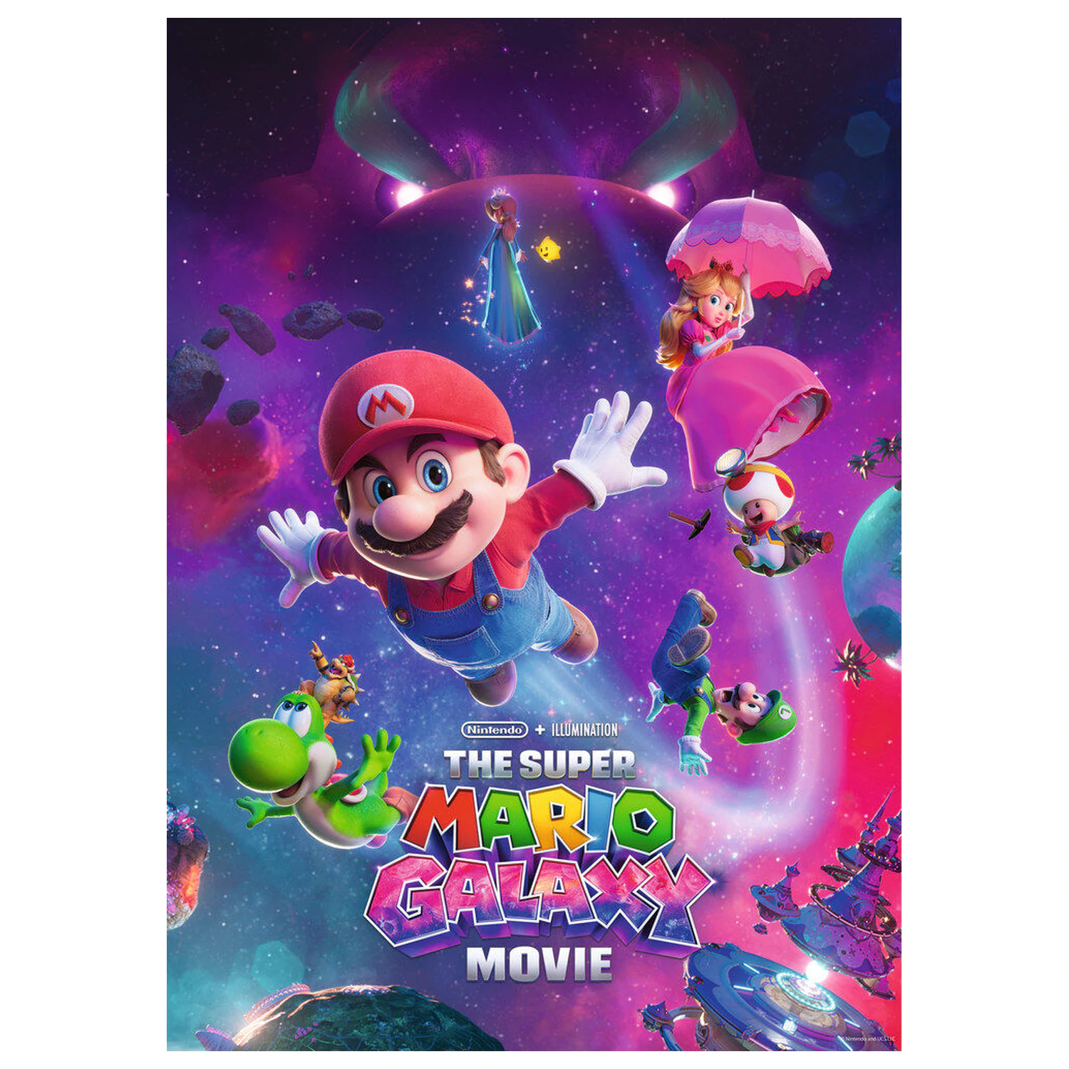 Super Mario Bros - Super Mario Galaxy Movie puzzle 1000pcs product photo
