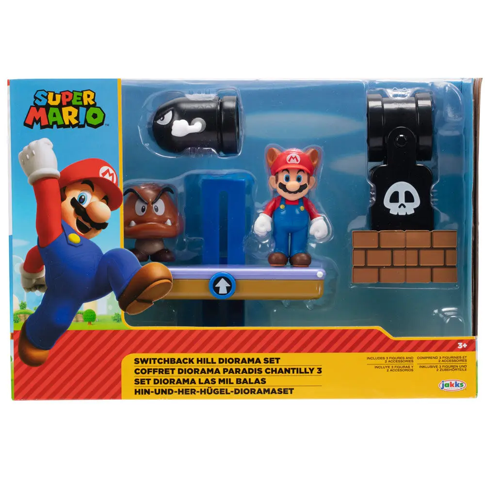 Super Mario Bros Switchback Hill diorama set 6cm termékfotó