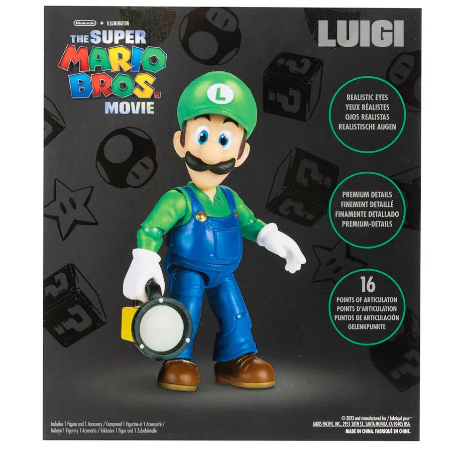 The Super Mario Bros. Movie Action Figure Luigi 13 cm termékfotó