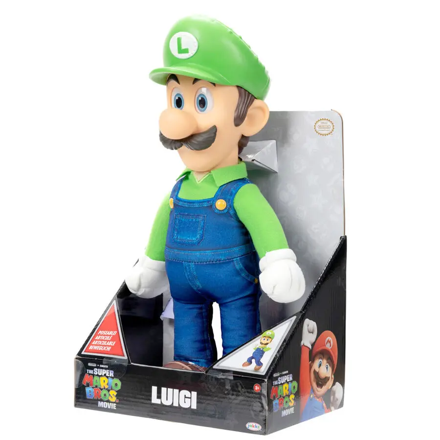 The Super Mario Bros. Movie Plush Figure Luigi 30 cm termékfotó