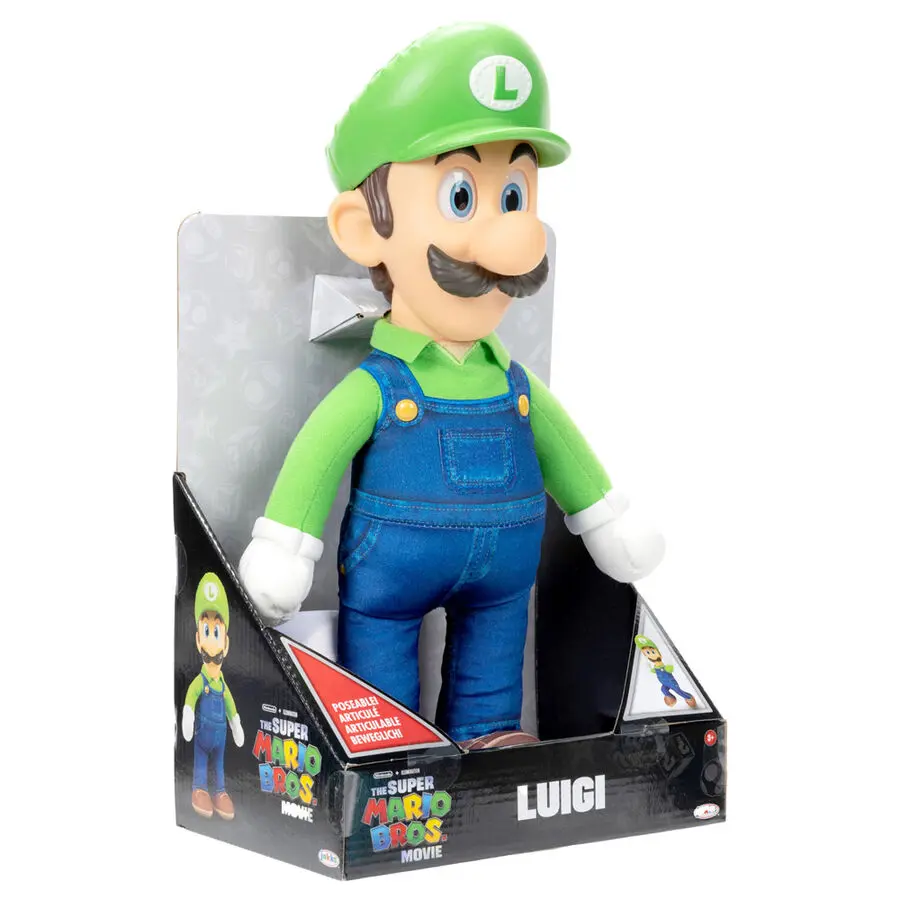 The Super Mario Bros. Movie Plush Figure Luigi 30 cm termékfotó