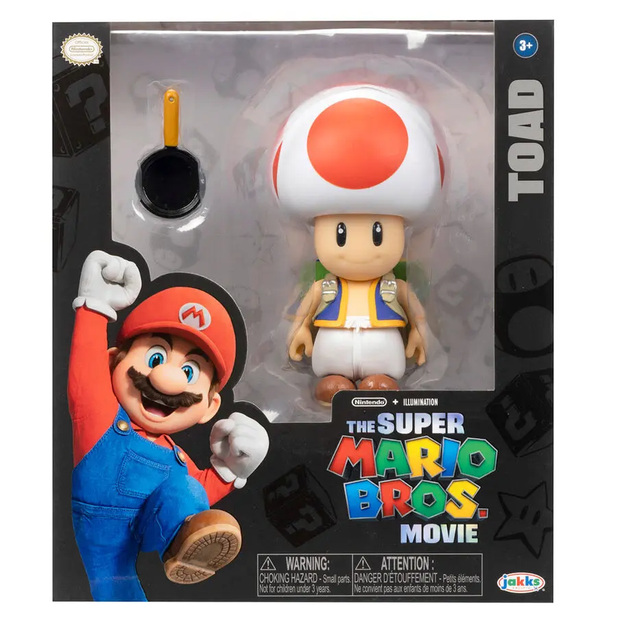 The Super Mario Bros. Movie Action Figure Toad 13 cm termékfotó