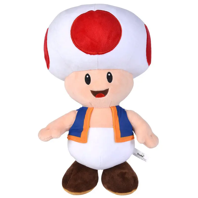 Super Mario Bros Toad plush toy 40cm product photo