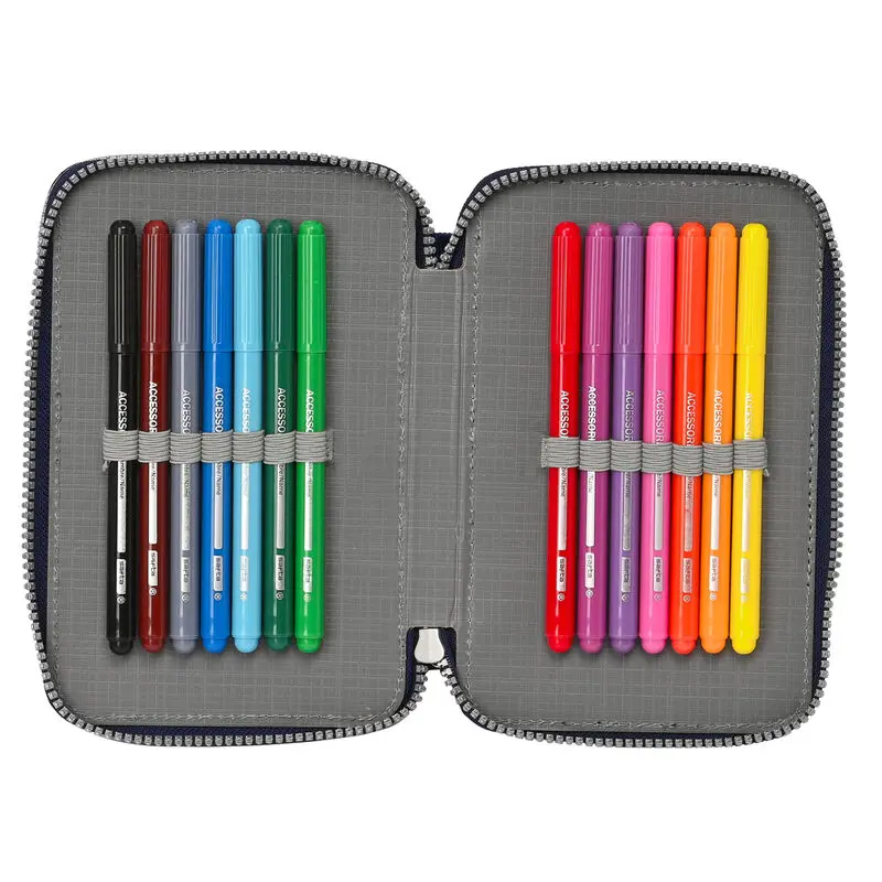 Super Mario Bros double pencil case 28pcs product photo