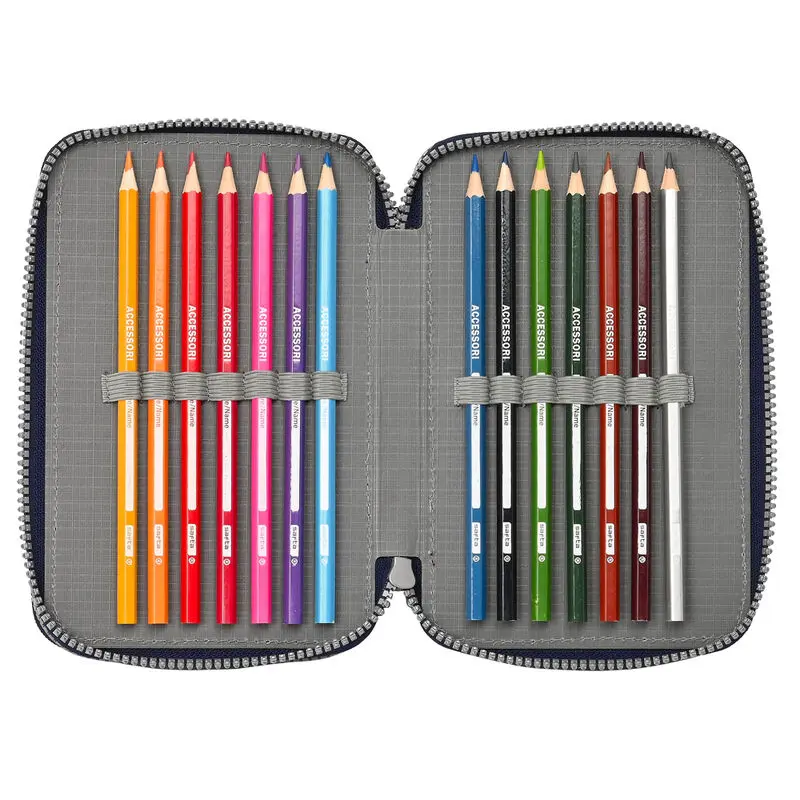 Super Mario Bros triple pencil case 36pcs product photo